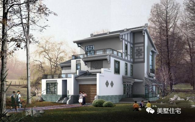 最美不過(guò)中式傳統(tǒng)別墅，這10套新中式別墅，隨便建上一棟都美滋滋的！