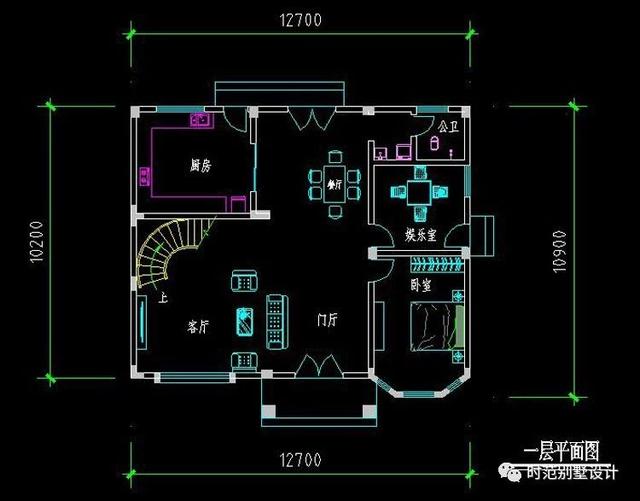 三層復(fù)式別墅設(shè)計方案，10x12米7室4廳多露臺陽臺，回到夢開始的地方