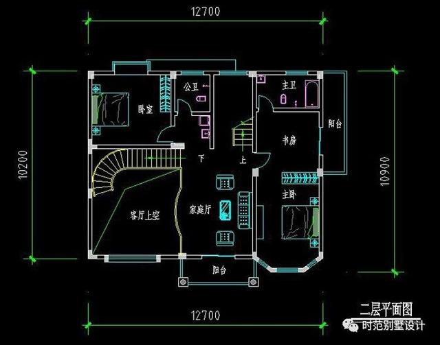 三層復(fù)式別墅設(shè)計方案，10x12米7室4廳多露臺陽臺，回到夢開始的地方