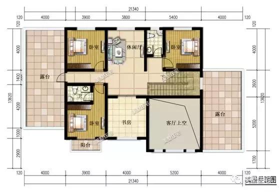 3帶車庫的農村二層別墅設計圖，外觀精美，建一棟面子十足