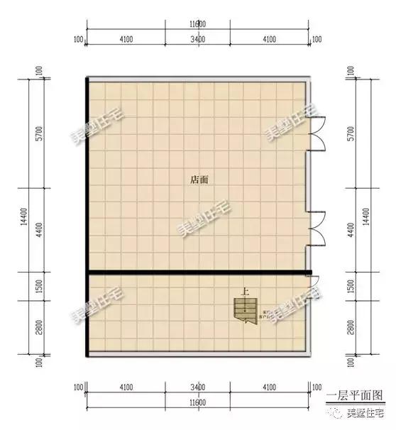 6款農(nóng)村三層自建別墅戶型圖，開間11米款款實用，第3還帶商鋪