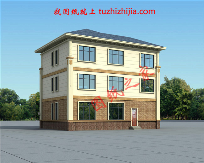 農(nóng)村60萬三層別墅款式設計圖，美觀大氣上檔次，村里人都羨慕！