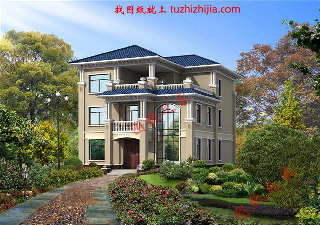 農(nóng)村60萬三層別墅款式設計圖，美觀大氣上檔次，村里人都羨慕！