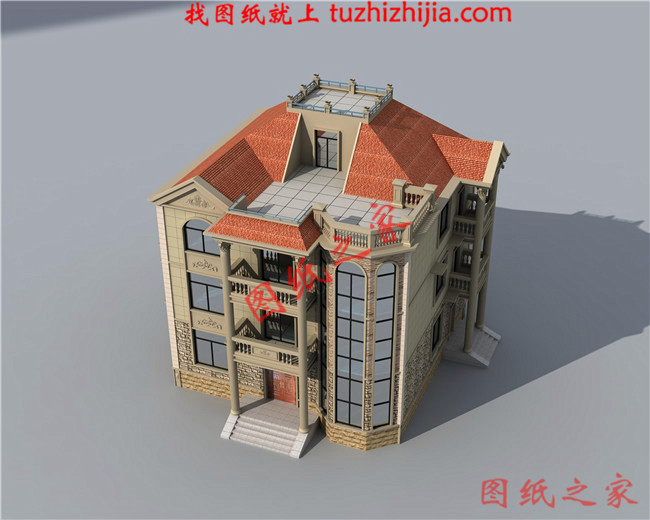 農(nóng)村60萬三層別墅款式設計圖，美觀大氣上檔次，村里人都羨慕！