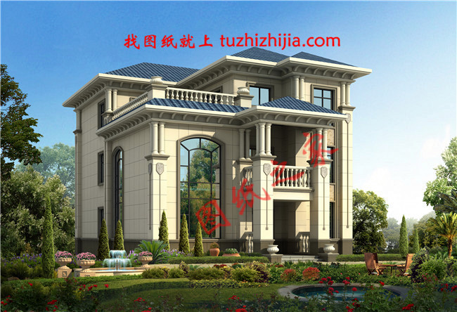 農(nóng)村60萬三層別墅款式設計圖，美觀大氣上檔次，村里人都羨慕！