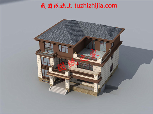 農(nóng)村70萬三層別墅款式設(shè)計(jì)圖，讓一家人都住得舒適舒心！