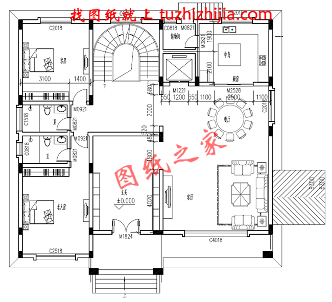 農(nóng)村70萬三層別墅款式設(shè)計(jì)圖，讓一家人都住得舒適舒心！