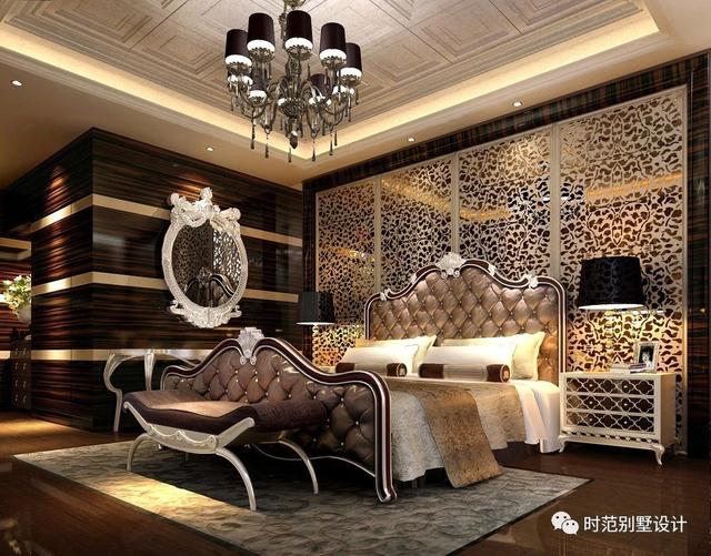 三層復(fù)式別墅設(shè)計圖，14x14米8室4廳8衛(wèi)，適合四世同堂大家庭居住