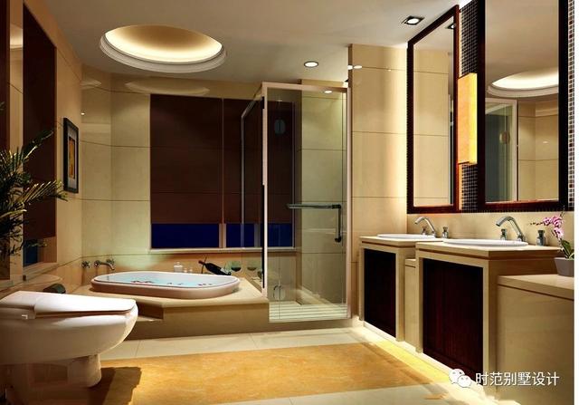 中式二層別墅戶(hù)型圖紙，面寬12米兩側(cè)無(wú)采光，5室3廳5衛(wèi)，適合農(nóng)村自建