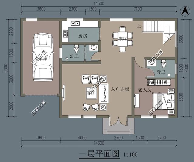 三世同堂的家庭如何蓋房？這套法式二層別墅，4室2廳5衛(wèi)，車(chē)庫(kù)入戶(hù)，一定要收藏