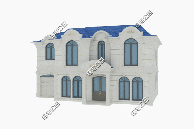 三世同堂的家庭如何蓋房？這套法式二層別墅，4室2廳5衛(wèi)，車(chē)庫(kù)入戶(hù)，一定要收藏