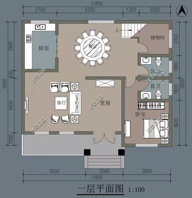 二層歐式農(nóng)村別墅設(shè)計(jì)圖紙，二層設(shè)有陽光房，毛坯30萬你會(huì)建嗎？