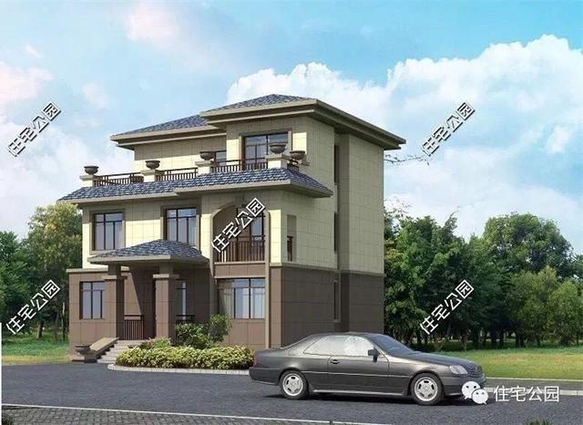 紅磚缺貨，石子每車1200，花了150萬終于建起這棟農村三層別墅