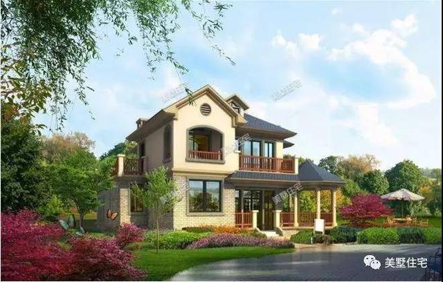 16套非常流行的自建別墅設計，原來農(nóng)村房子這么好看了！