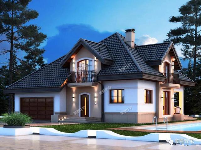 16套非常流行的自建別墅設計，原來農(nóng)村房子這么好看了！