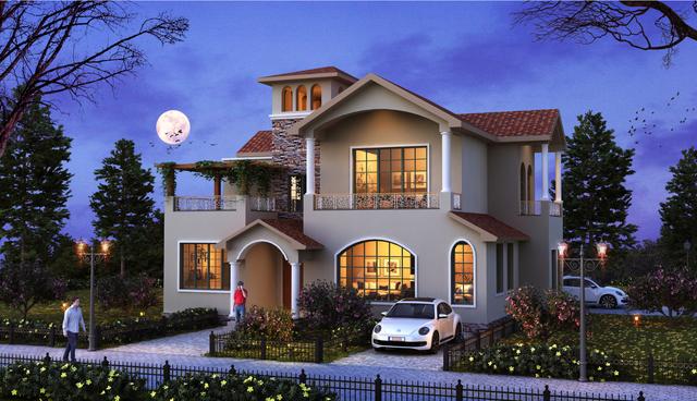 16套非常流行的自建別墅設計，原來農(nóng)村房子這么好看了！