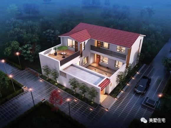 16套非常流行的自建別墅設計，原來農(nóng)村房子這么好看了！
