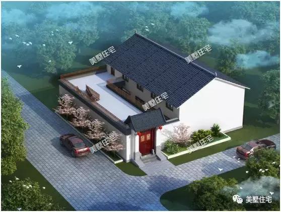 中式合院一層別墅設(shè)計(jì)圖，有家有院有品位，傳承百年
