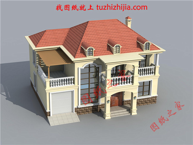 農(nóng)村40萬左右房子圖片及設(shè)計圖,非常簡單大氣的二層別墅！