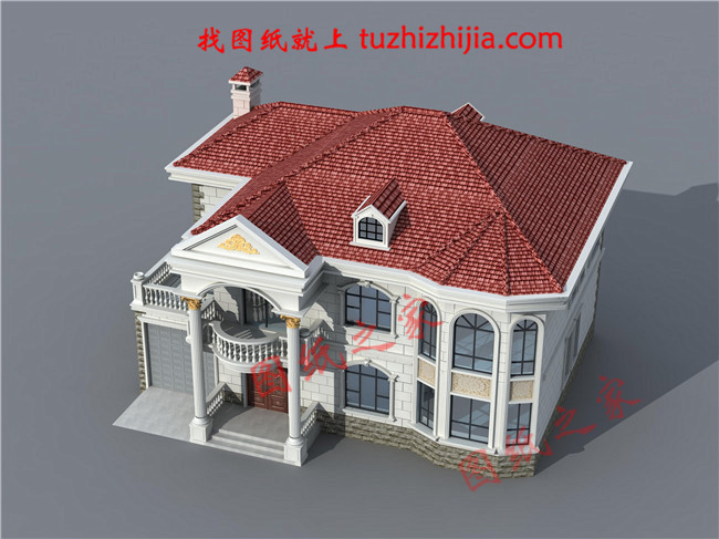 農(nóng)村40萬左右房子圖片及設(shè)計圖,非常簡單大氣的二層別墅！