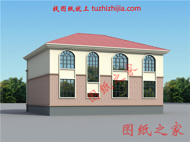 農(nóng)村40萬左右房子圖片及設(shè)計圖,非常簡單大氣的二層別墅！