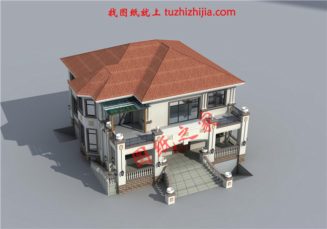 農(nóng)村40萬左右房子圖片及設(shè)計圖,非常簡單大氣的二層別墅！