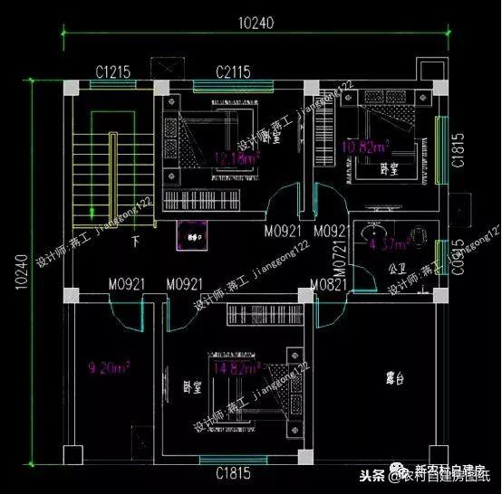 6套農(nóng)村自建別墅設(shè)計(jì)，小宅基地首選，面寬10米沒(méi)有絲毫浪費(fèi)