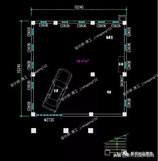 6套農(nóng)村自建別墅設(shè)計(jì)，小宅基地首選，面寬10米沒(méi)有絲毫浪費(fèi)