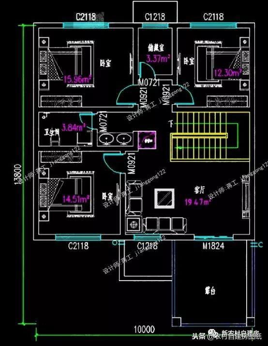 6套農(nóng)村自建別墅設(shè)計(jì)，小宅基地首選，面寬10米沒(méi)有絲毫浪費(fèi)