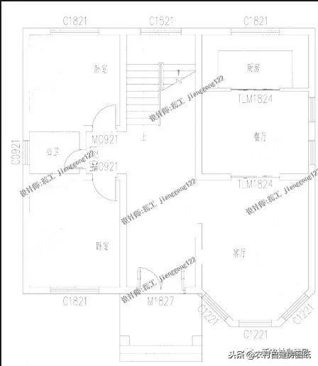 120平的農(nóng)村自建別墅設(shè)計(jì)圖，戶型方正在哪里都能建，第3套進(jìn)深10米讓人刮目相看
