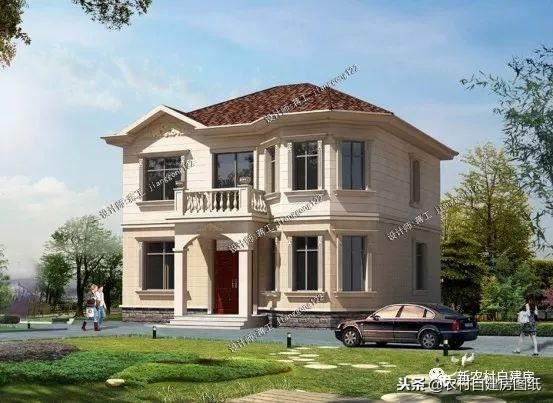 120平的農(nóng)村自建別墅設(shè)計(jì)圖，戶型方正在哪里都能建，第3套進(jìn)深10米讓人刮目相看