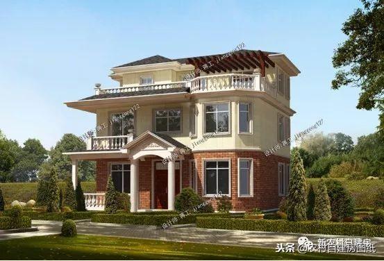 120平的農(nóng)村自建別墅設(shè)計(jì)圖，戶型方正在哪里都能建，第3套進(jìn)深10米讓人刮目相看