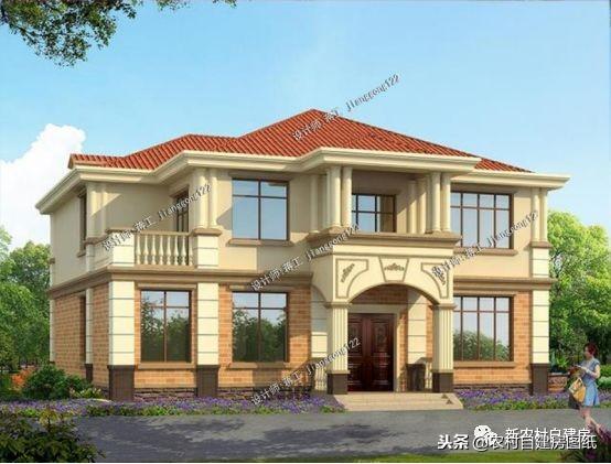 2套農(nóng)村二層別墅設(shè)計，都是網(wǎng)紅爆款，一款富麗堂皇，一款經(jīng)濟實惠，你更中意哪一款