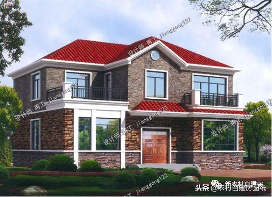 3款新款農(nóng)村二層別墅設計圖紙，實用經(jīng)濟易建造 農(nóng)村施工隊都看得懂