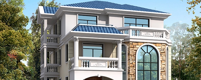 農(nóng)村40萬三層別墅款式設(shè)計圖，讓你建成一棟漂亮又實用的小別墅！