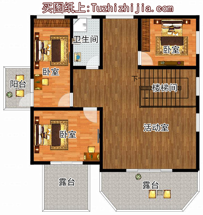 農(nóng)村40萬三層別墅款式設(shè)計圖，讓你建成一棟漂亮又實用的小別墅！