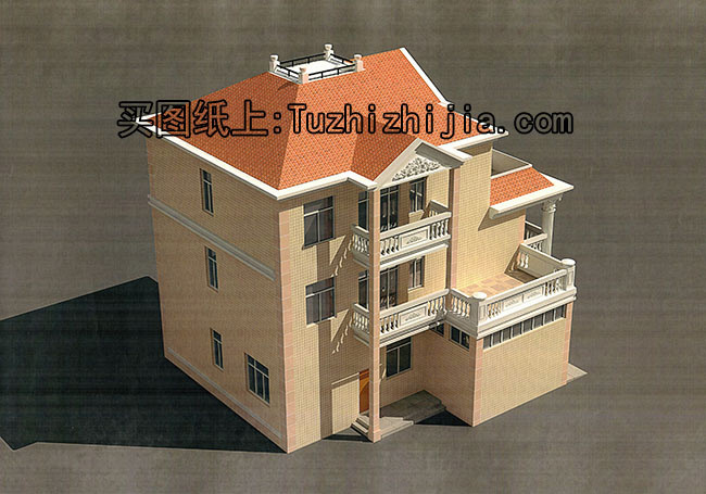 農(nóng)村40萬三層別墅款式設(shè)計圖，讓你建成一棟漂亮又實用的小別墅！