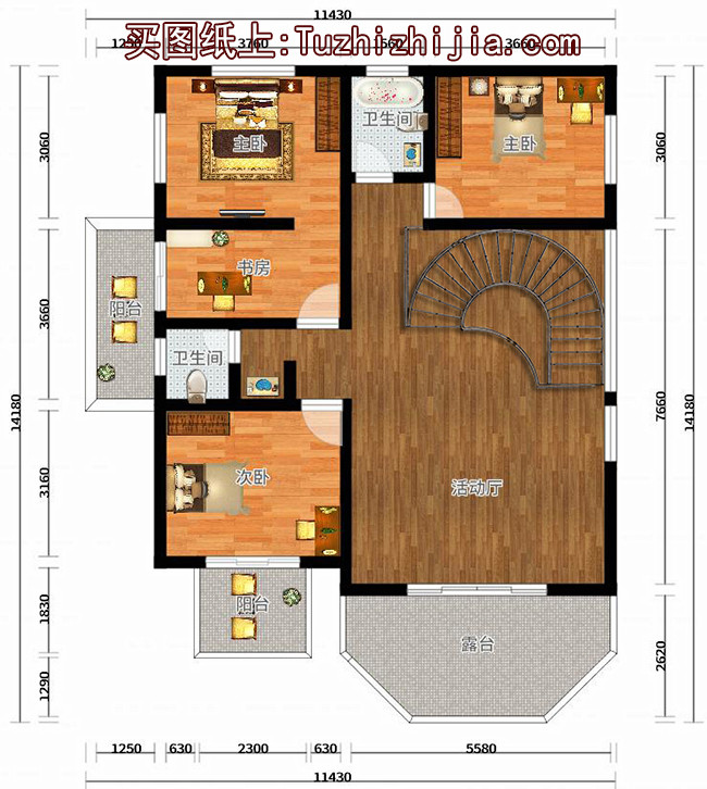 農(nóng)村40萬三層別墅款式設(shè)計圖，讓你建成一棟漂亮又實用的小別墅！