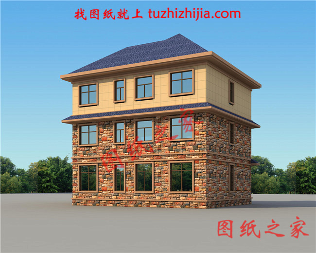 農(nóng)村40萬三層別墅款式設(shè)計圖，讓你建成一棟漂亮又實用的小別墅！