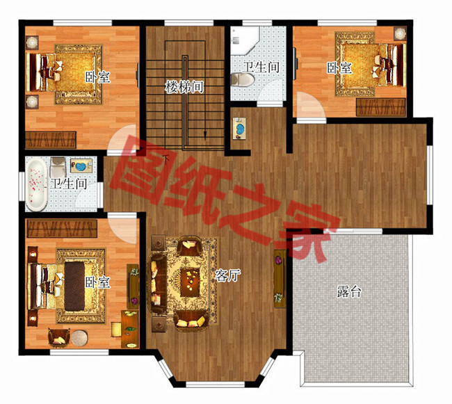 農(nóng)村40萬三層別墅款式設(shè)計圖，讓你建成一棟漂亮又實用的小別墅！