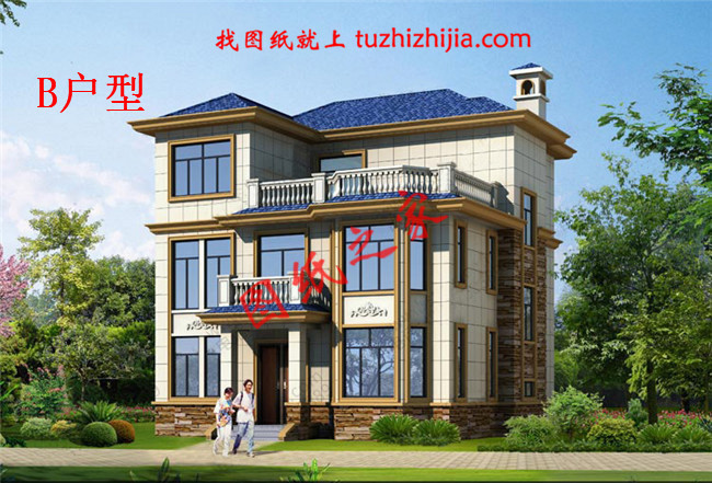 農(nóng)村40萬三層別墅款式設(shè)計圖，讓你建成一棟漂亮又實用的小別墅！