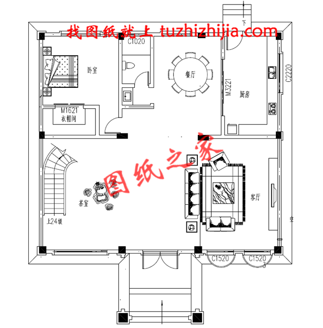 四層農(nóng)村80萬別墅款式設(shè)計圖，全鄉(xiāng)最美，根本找不到競爭對手