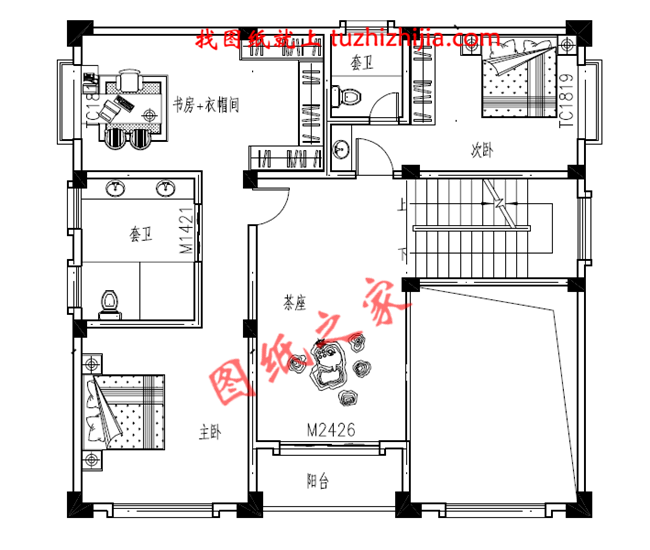 四層農(nóng)村80萬別墅款式設(shè)計圖，全鄉(xiāng)最美，根本找不到競爭對手