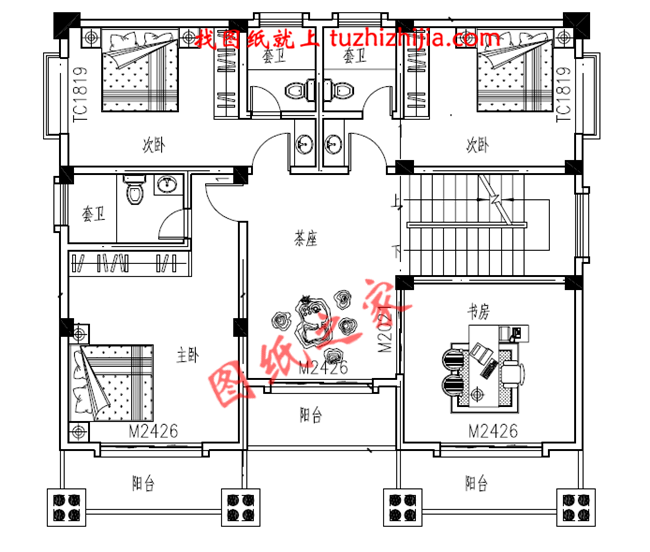 四層農(nóng)村80萬別墅款式設(shè)計圖，全鄉(xiāng)最美，根本找不到競爭對手