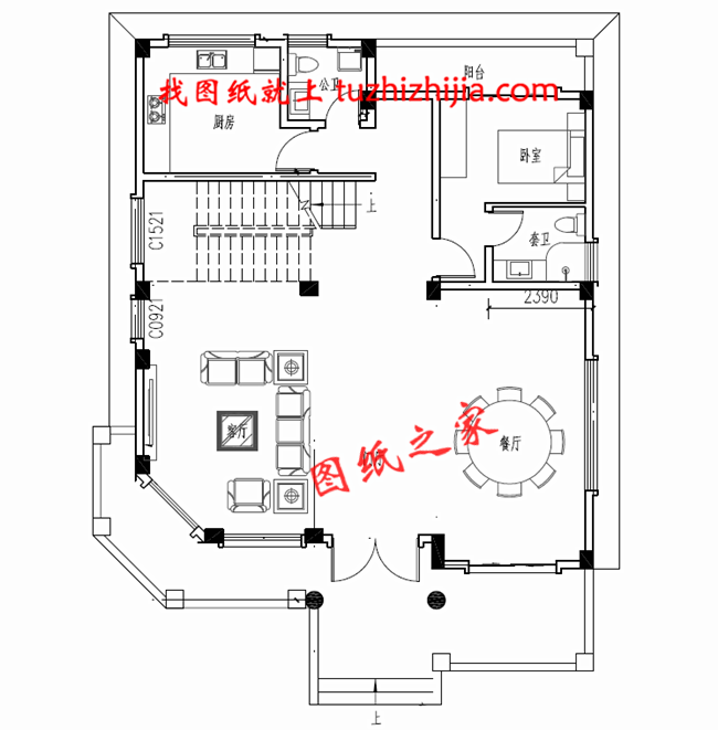 四層農(nóng)村80萬別墅款式設(shè)計圖，全鄉(xiāng)最美，根本找不到競爭對手
