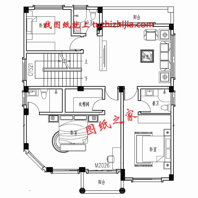 四層農(nóng)村80萬別墅款式設(shè)計圖，全鄉(xiāng)最美，根本找不到競爭對手