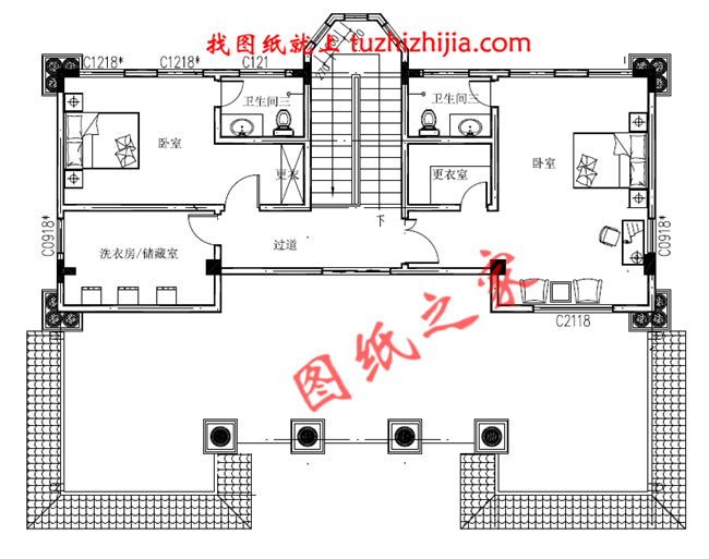 四層農(nóng)村80萬別墅款式設(shè)計圖，全鄉(xiāng)最美，根本找不到競爭對手