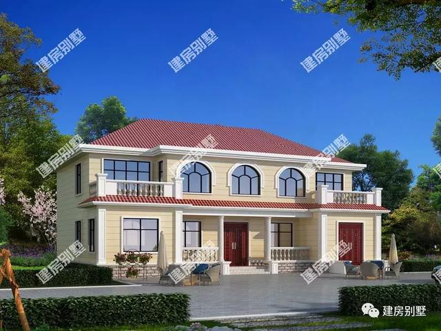 2套帶堂屋的二層別墅設計，漂亮又實用，適合的才是最好的