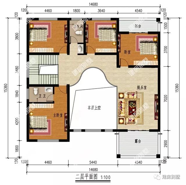 2套帶堂屋的二層別墅設計，漂亮又實用，適合的才是最好的