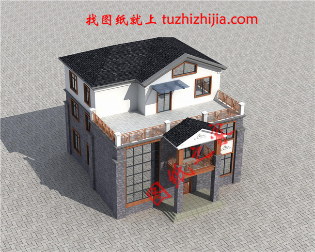 三層農(nóng)村100萬別墅款式圖片，豪華大氣的別墅絕對給你掙足了面子！